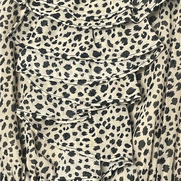 Maurices Black and Leopard Print Midi Dress. 9/10 (M) - Picture 3 of 7
